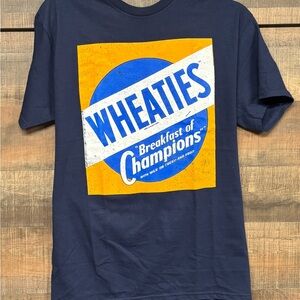 Wheaties Cotton Graphic T-Shirt Unisex Medium NWOT